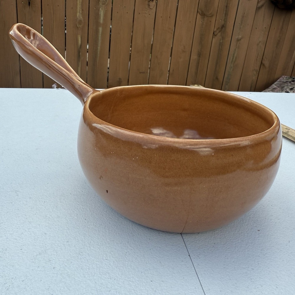 RUSSEL WRIGHT Iroquois Casual China‎ Cookware Sauce Pan Pot Brown Topaz
